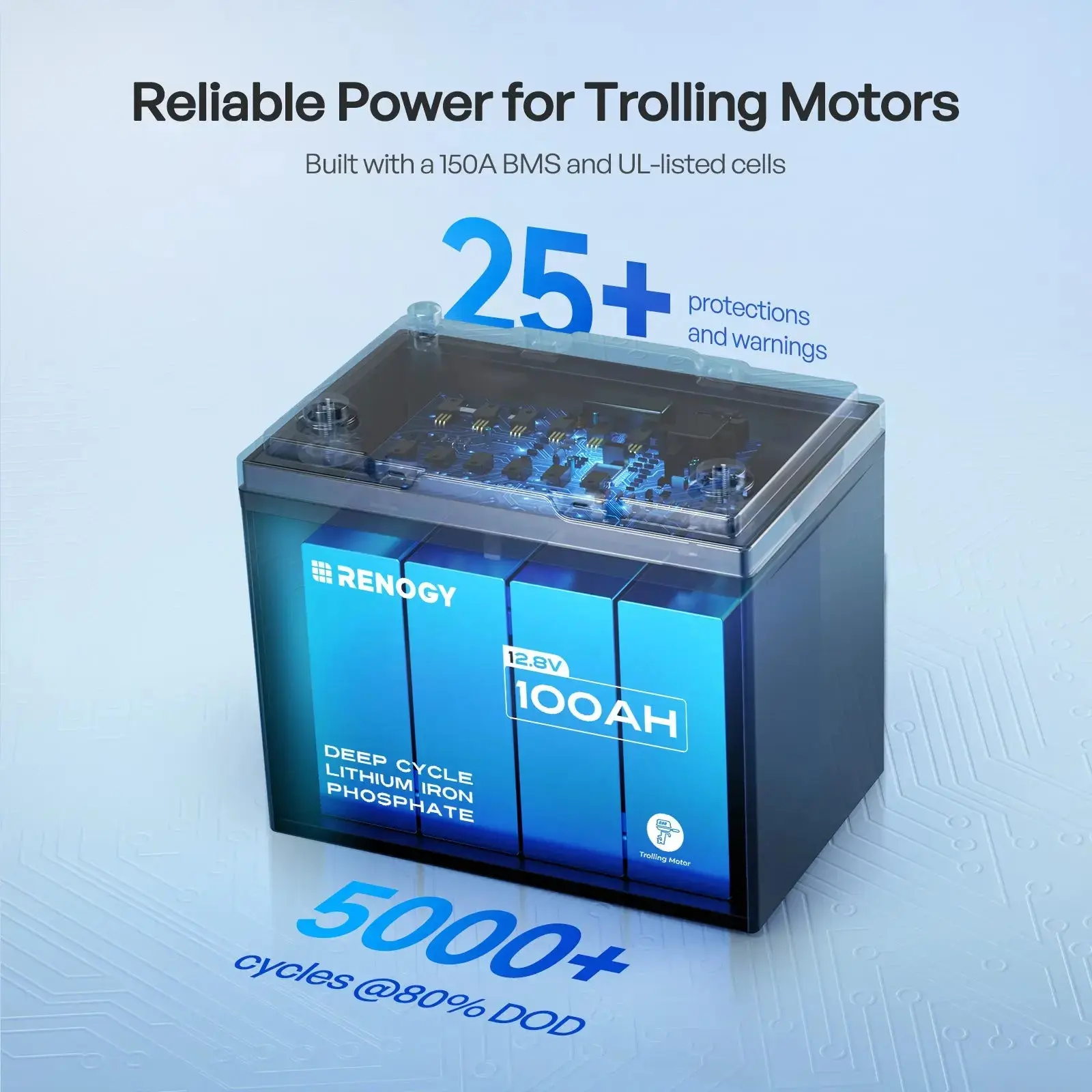 12.8V 100Ah Lithium Iron Phosphate Battery - Image 31