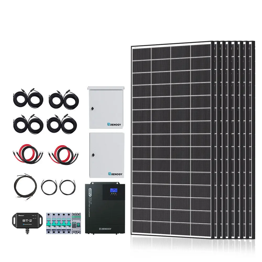 1200W/2500W Complete Solar Kit with 9.6kWh Batteries - Image 10