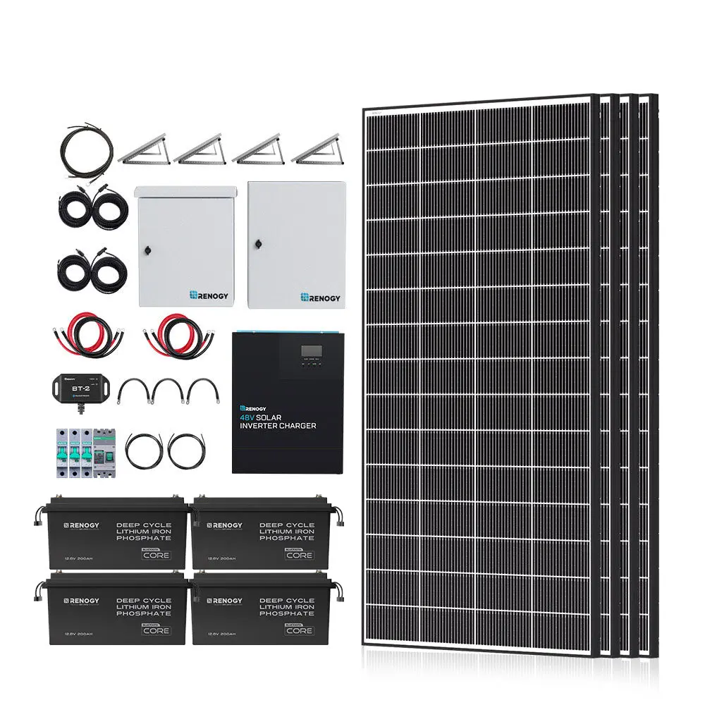 1200W/2500W Complete Solar Kit with 9.6kWh Batteries - Image 14