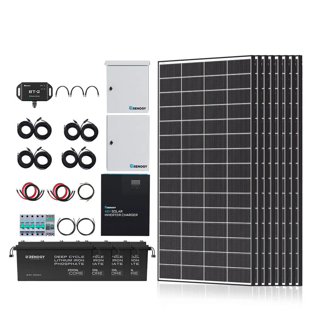 1200W/2500W Complete Solar Kit with 9.6kWh Batteries - Image 15