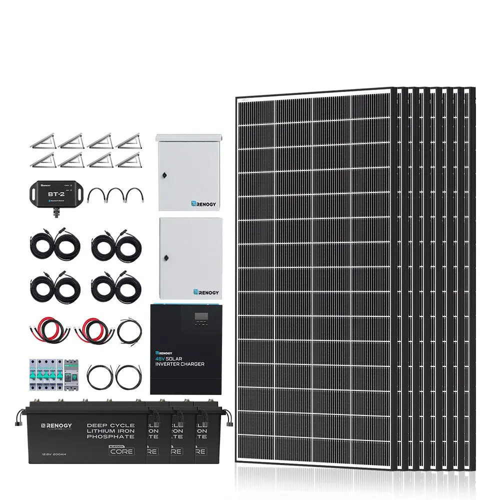 1200W/2500W Complete Solar Kit with 9.6kWh Batteries - Image 16