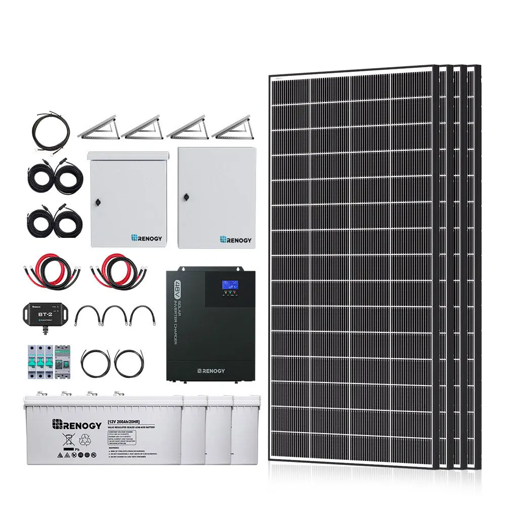 1200W/2500W Complete Solar Kit with 9.6kWh Batteries - Image 9