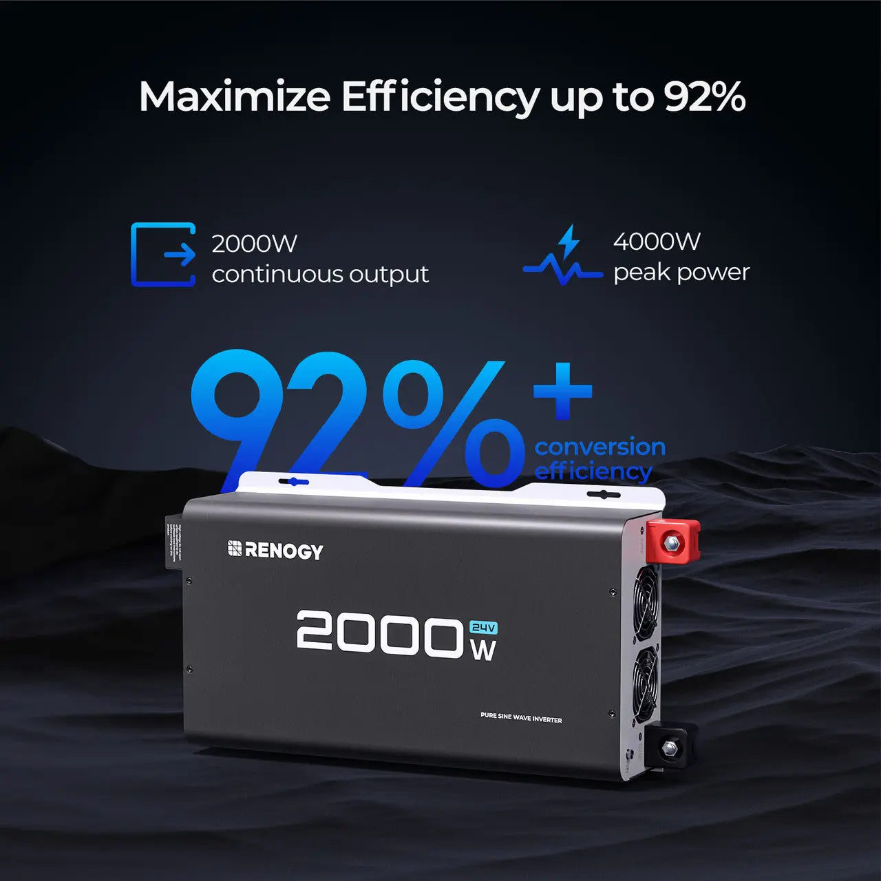 2000W 24V Pure Sine Wave Inverter - Image 5