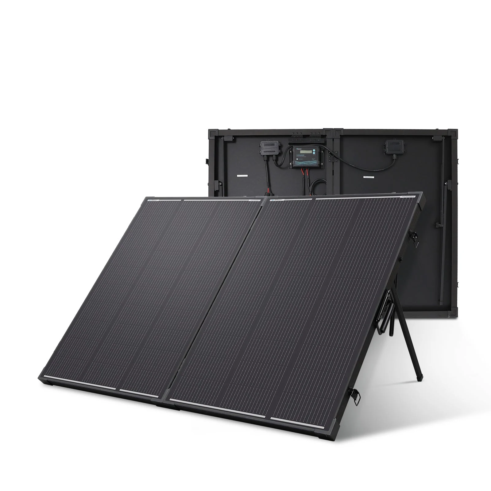 100/200W 12V N-Type Portable Solar Panel Suitcase Kit with 20A PWM Controller - Image 10