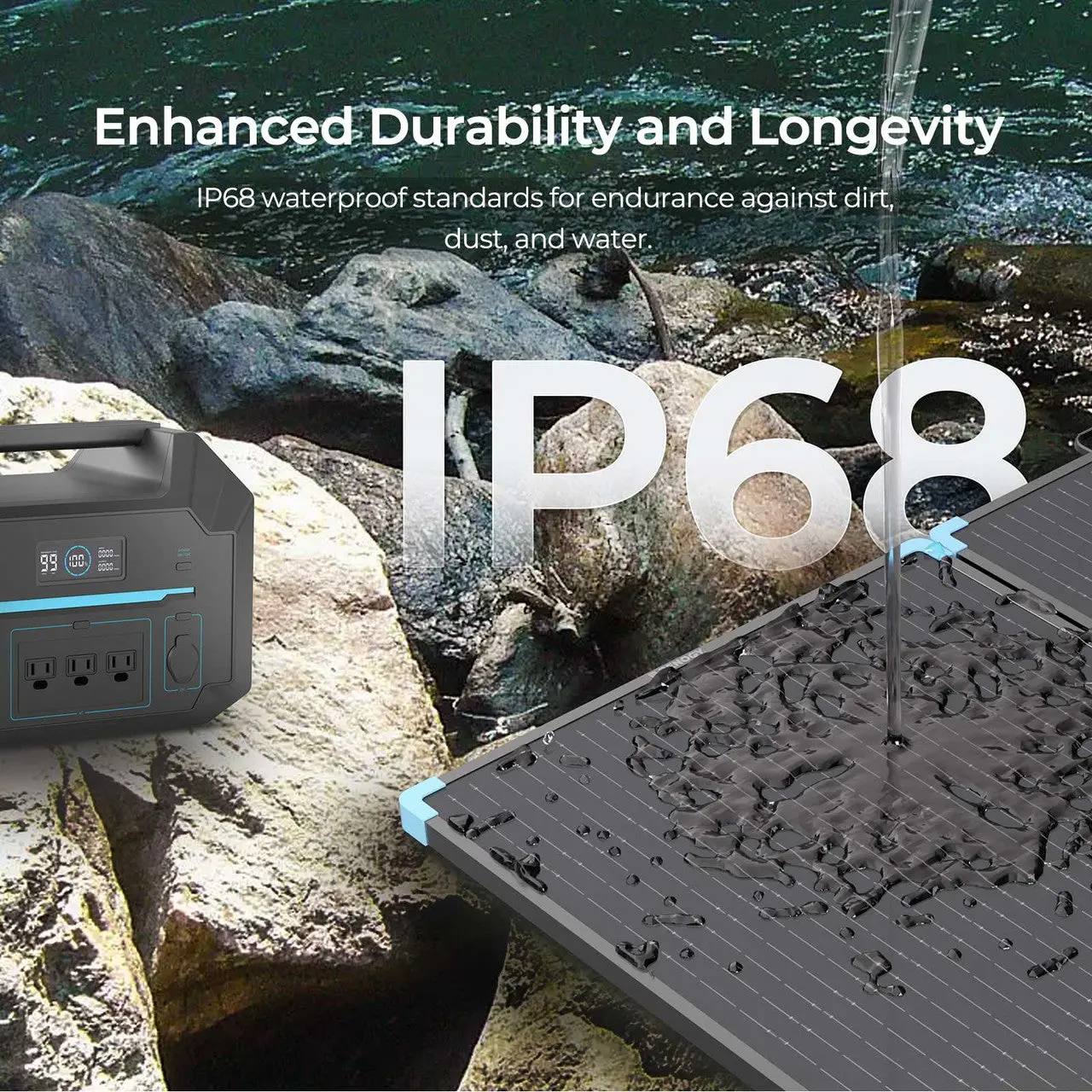 220W Lightweight Portable Solar Panel Suitcase - Image 5