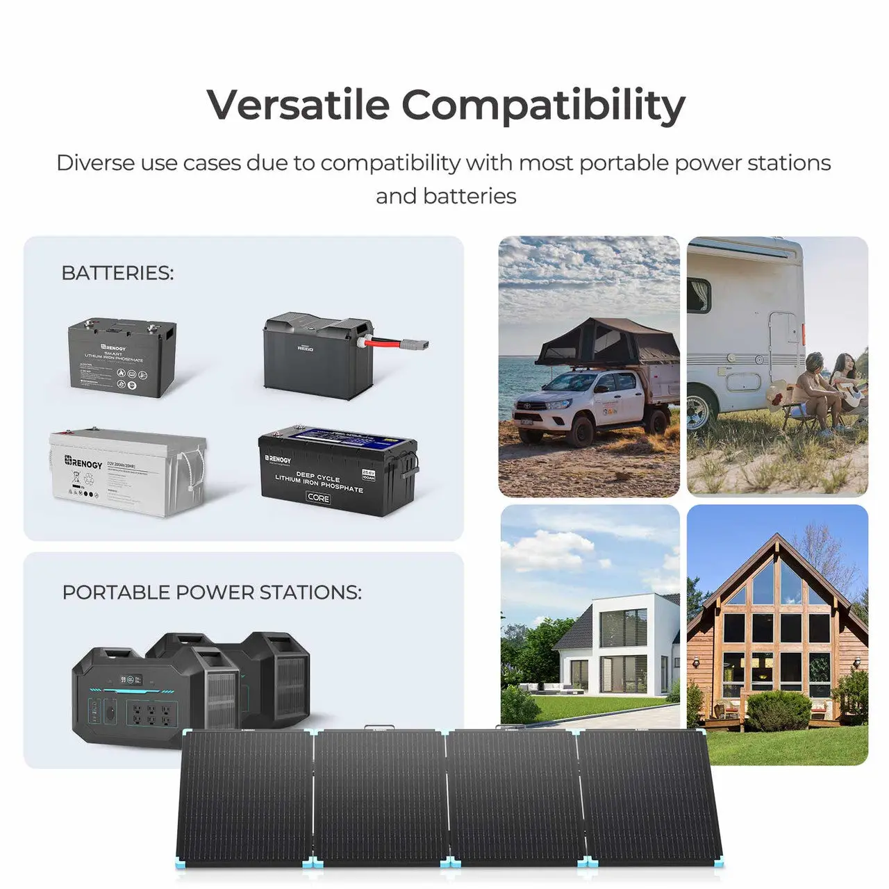 220W Lightweight Portable Solar Panel Suitcase - Image 6