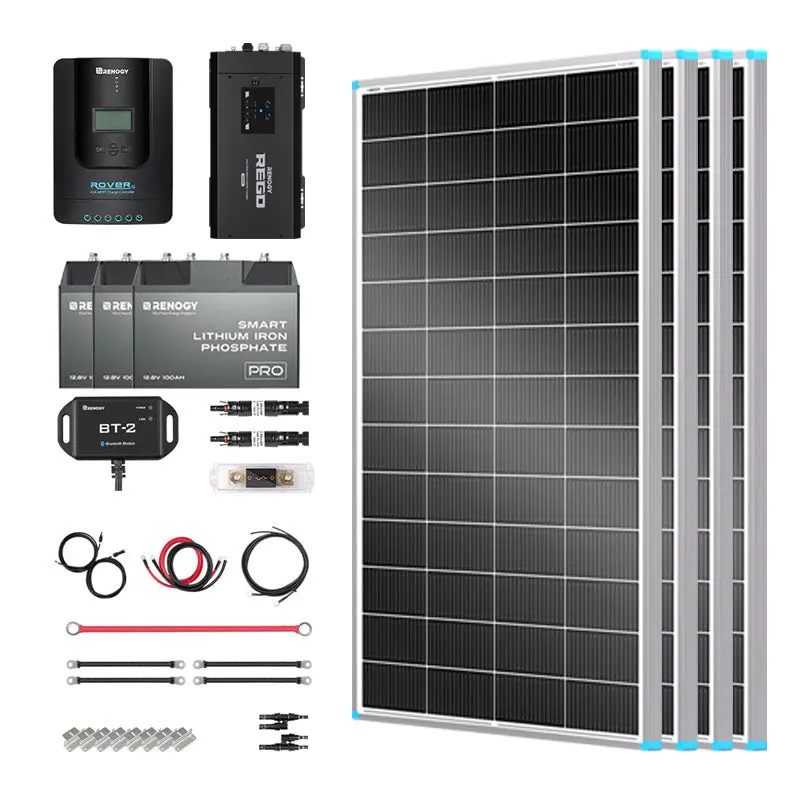 800W 12V Complete Solar Panel Kit with 3.6kWh Battery - Image 10
