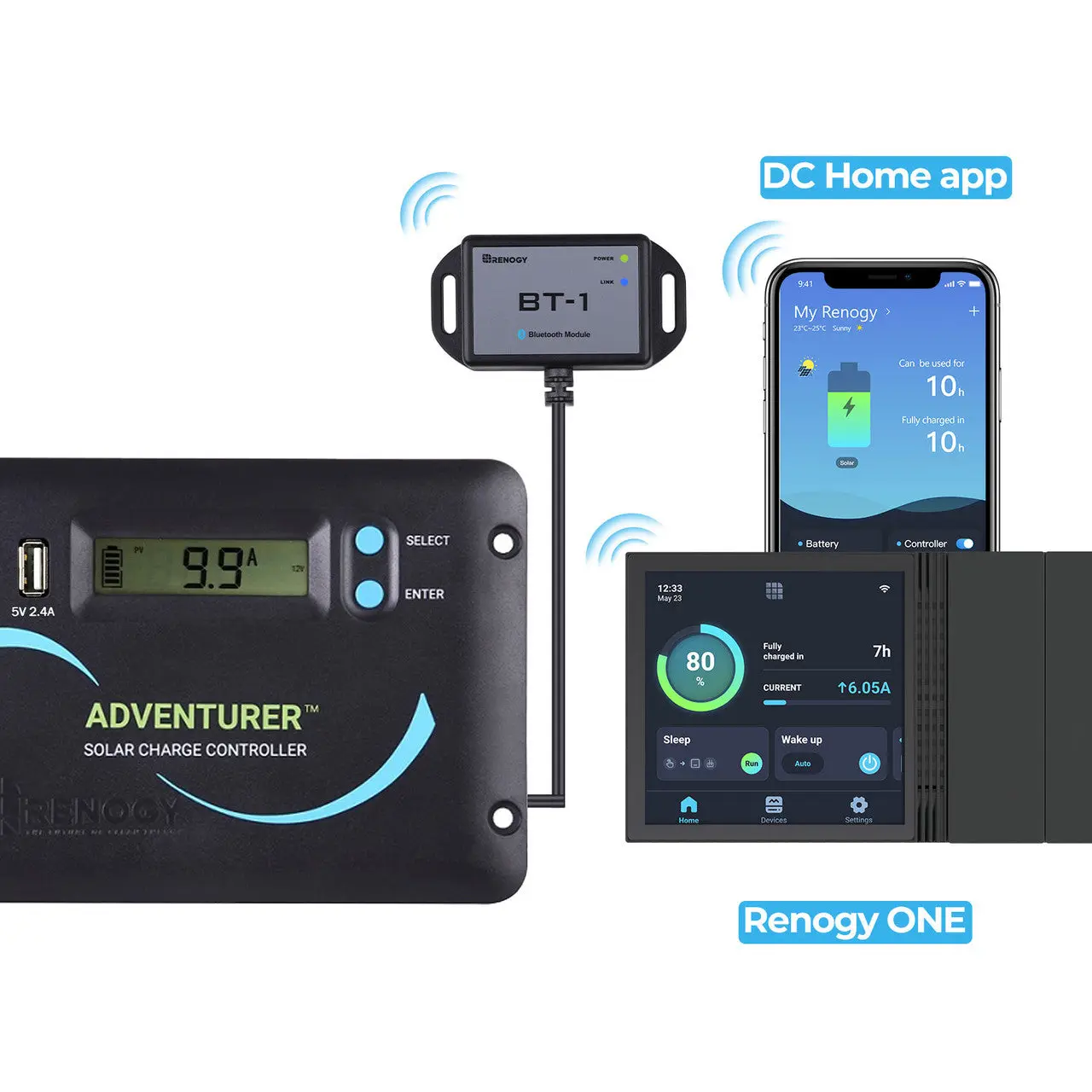 Adventurer Li- 30A PWM Flush Mount Charge Controller w/ LCD Display - Image 10