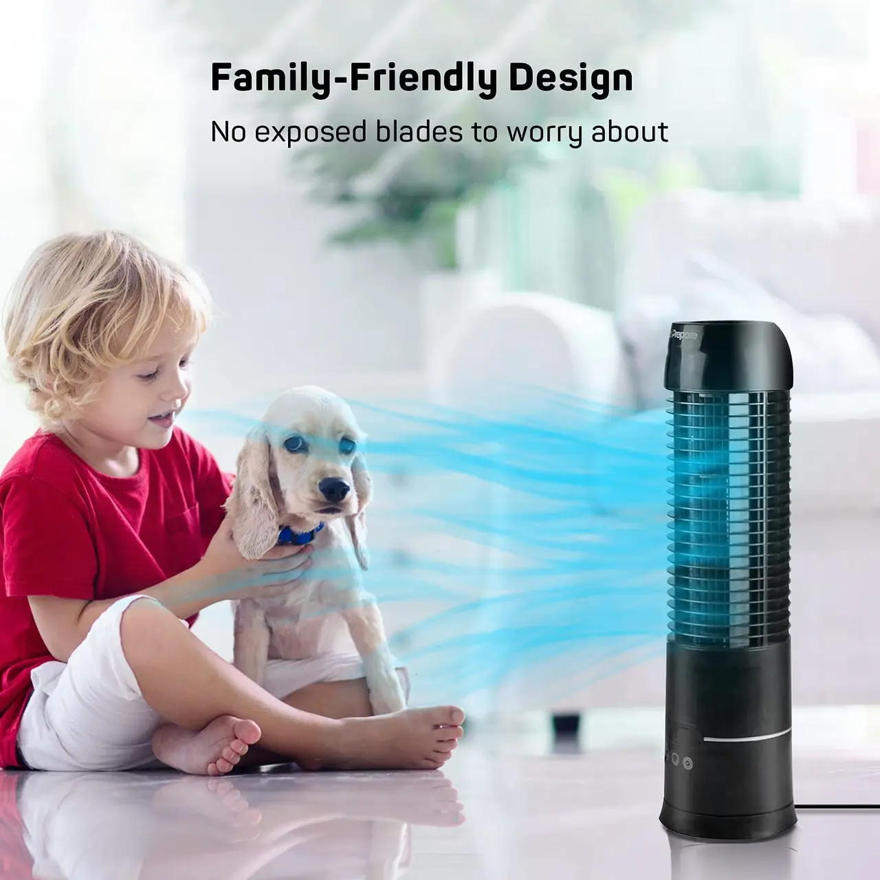 Dr. Prepare 16" Portable Oscillating Tower Fan - Image 8
