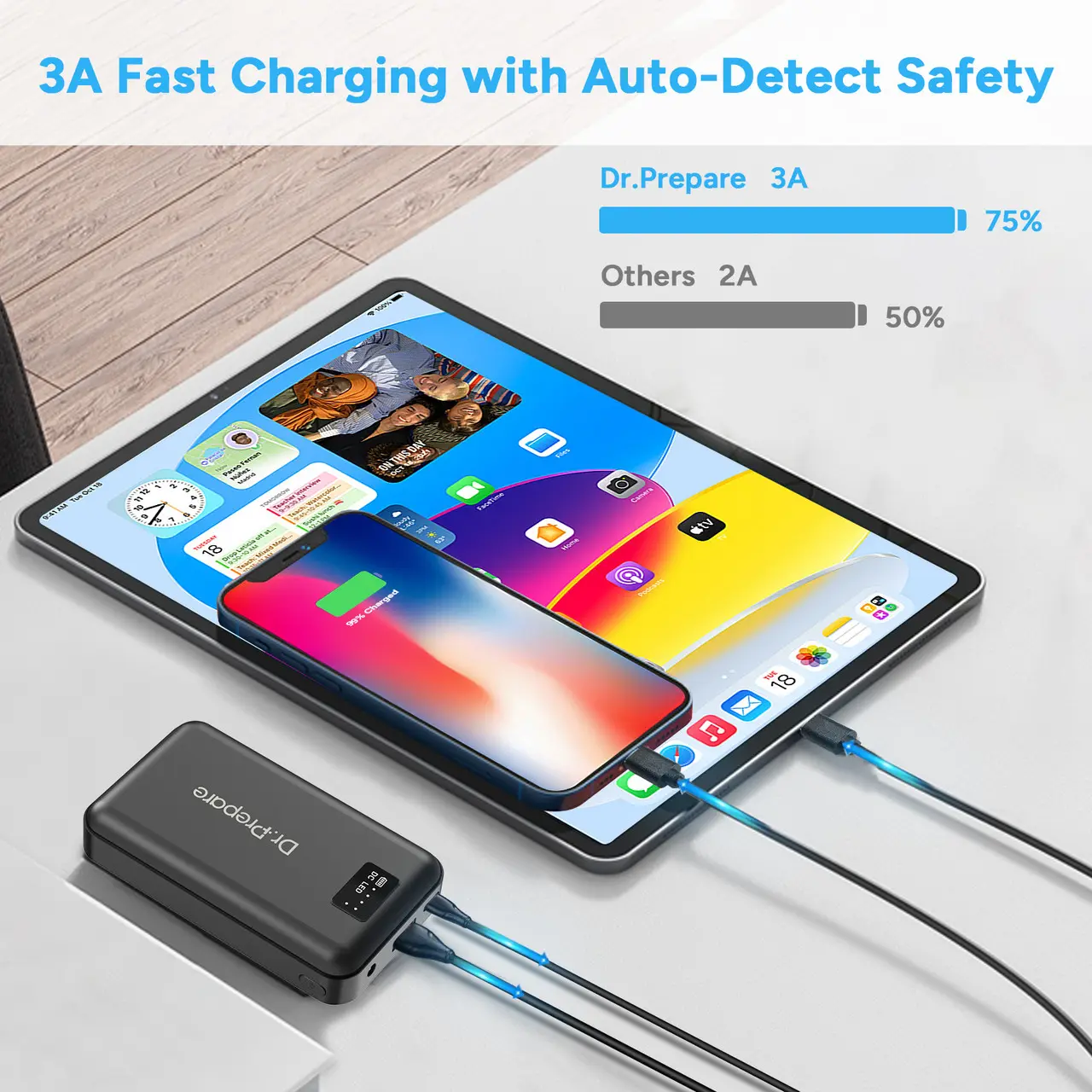 Dr. Prepare 16000mAh Portable Battery Fast-Charging Power Bank for Heated Vest - Image 8