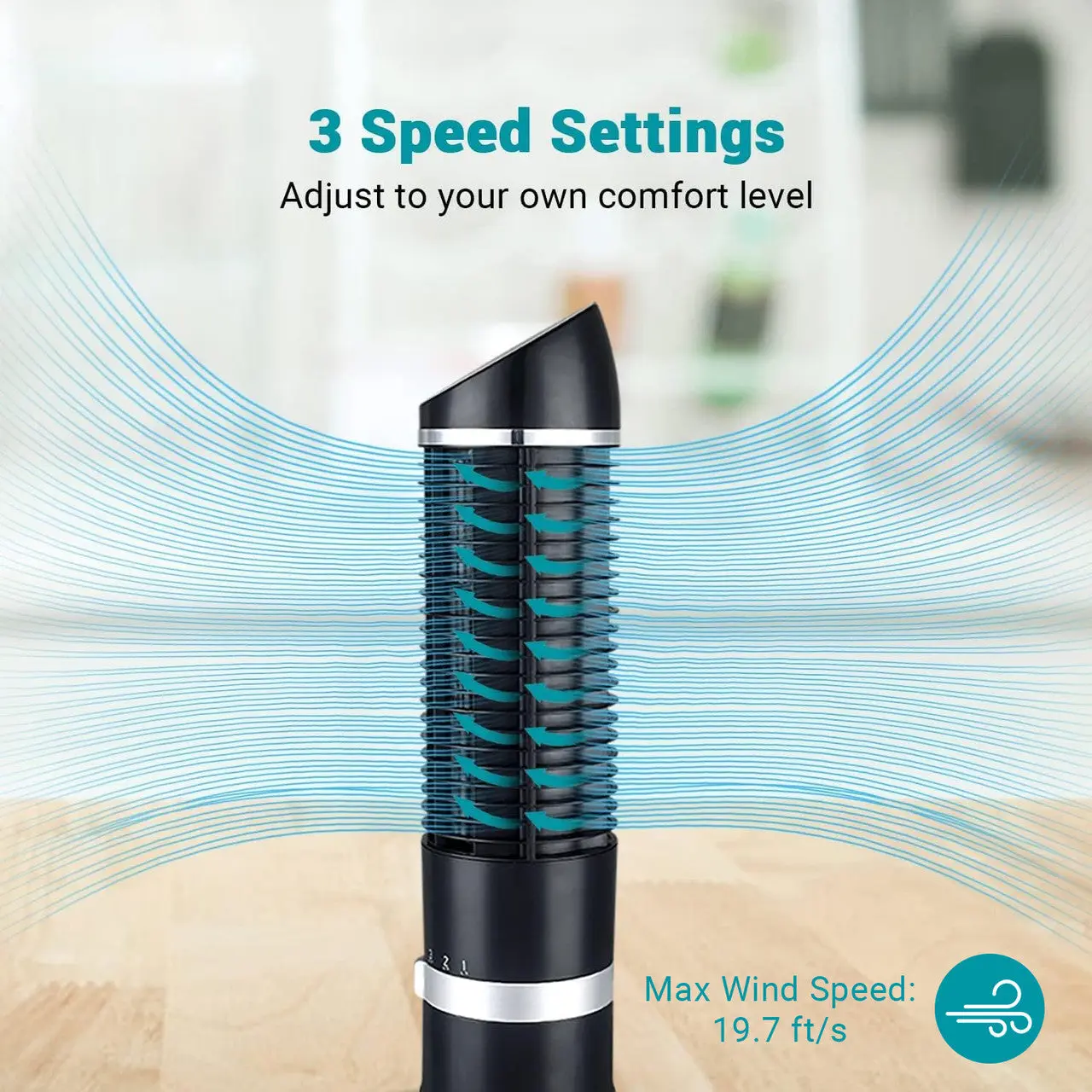 DR.PREPARE 16in Oscillating Tower Fan - Image 7