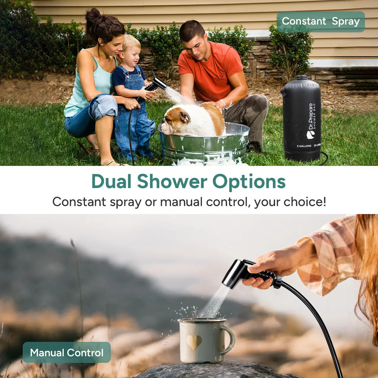 Dr.Prepare 20L Camping Shower Bag - Image 12