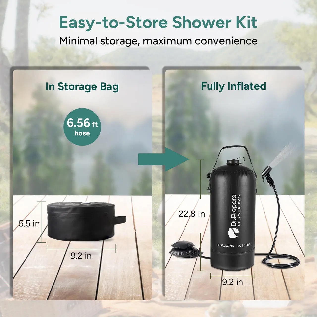 Dr.Prepare 20L Camping Shower Bag - Image 18