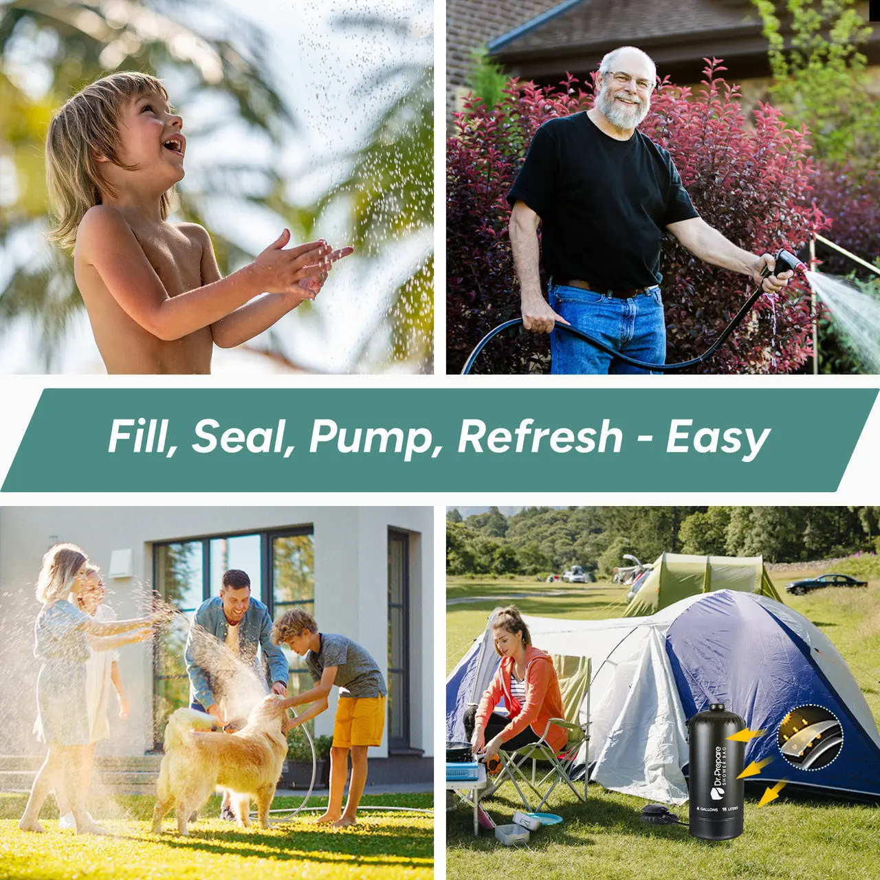 Dr.Prepare 20L Camping Shower Bag - Image 8