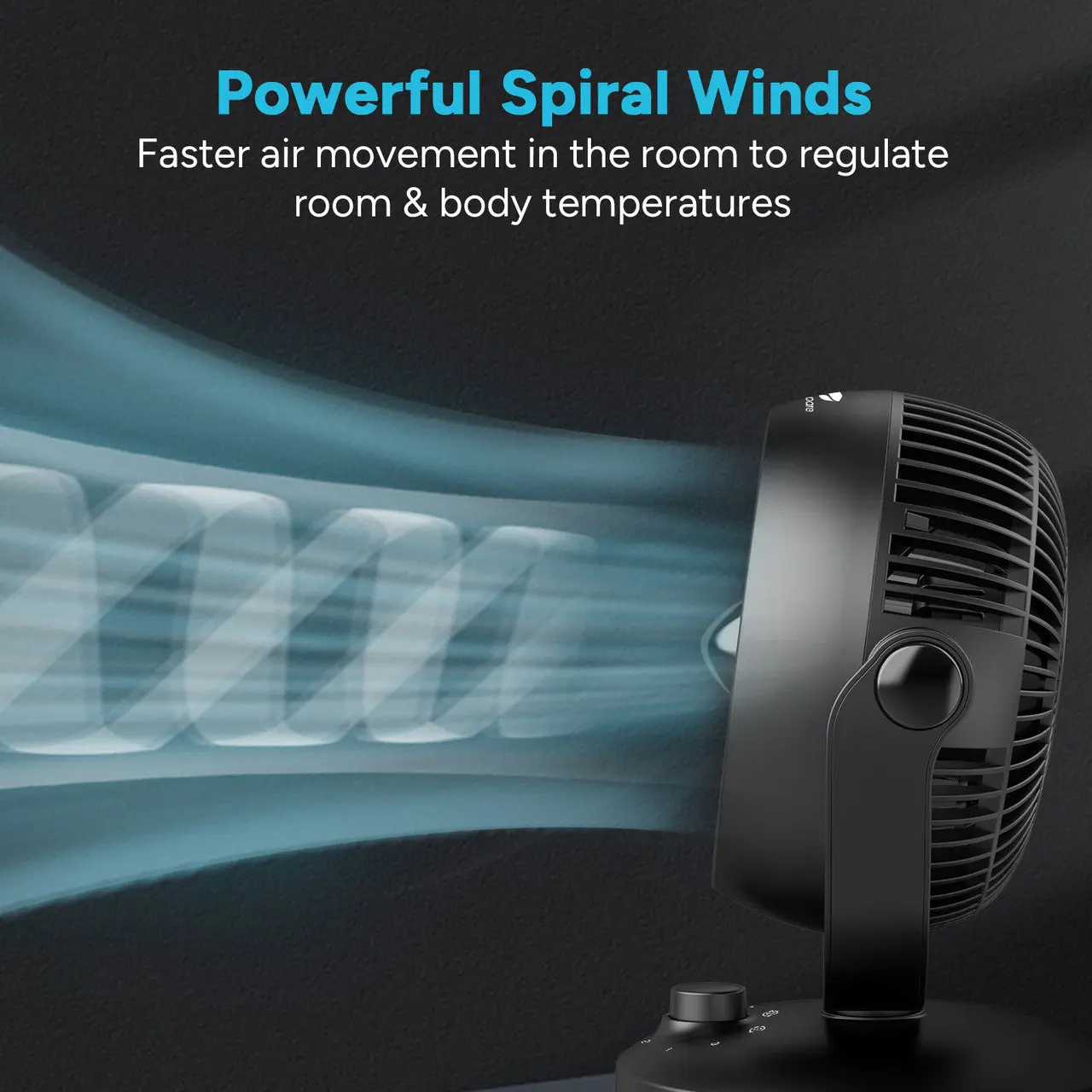 Dr.Prepare 8" Air Circulator Fan - Image 4