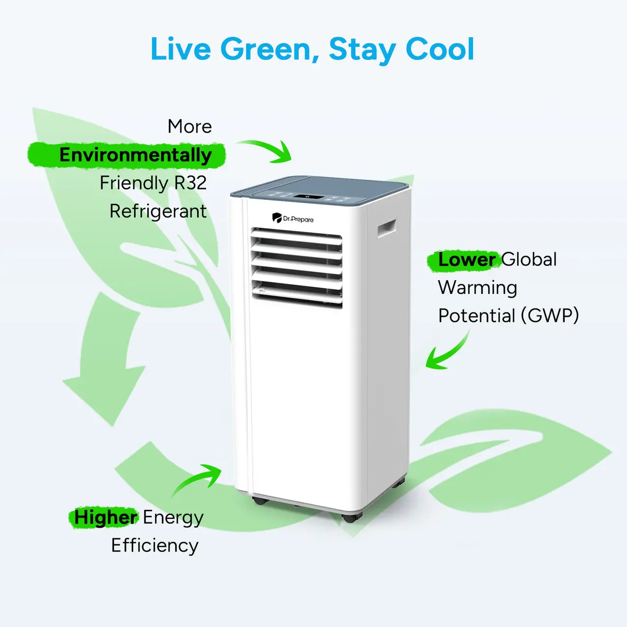 Dr.Prepare 8000 BTU Smart WiFi Portable Air Conditioner - Image 7