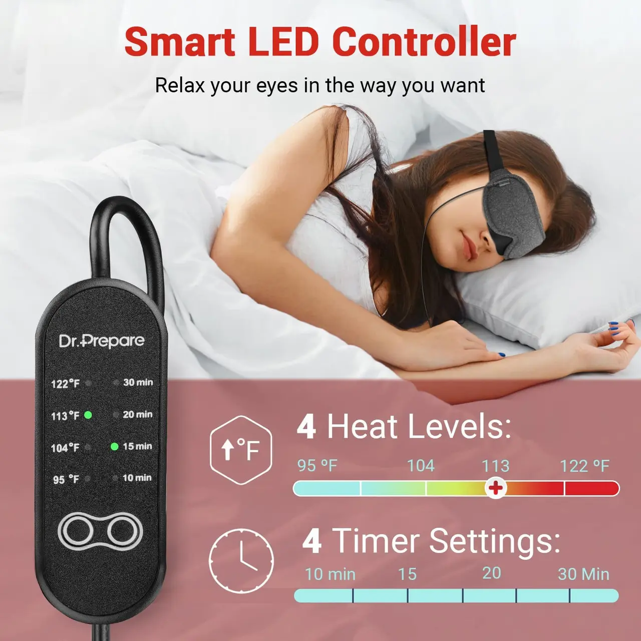 Dr. Prepare Heated Eye Mask - Image 3