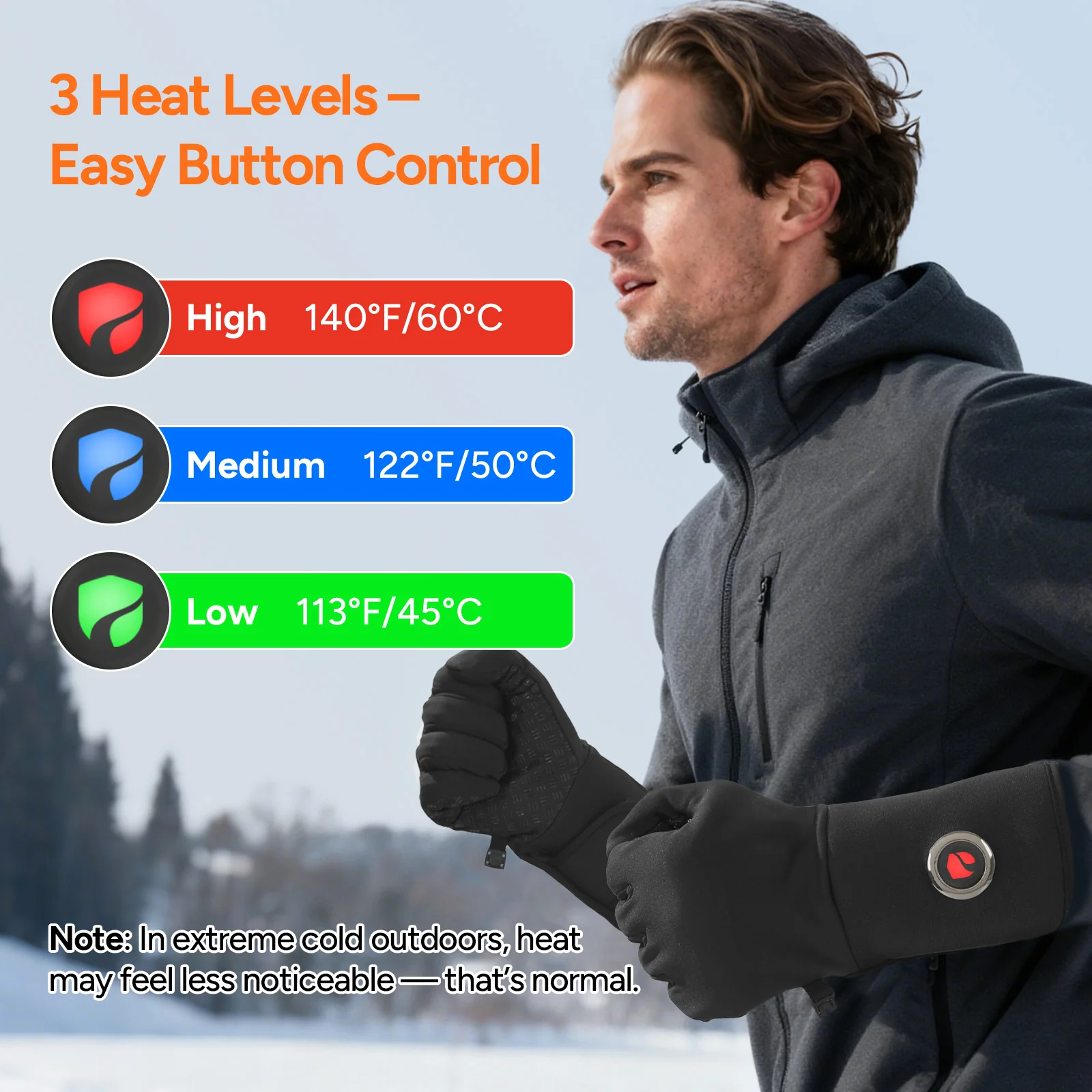 Dr.Prepare Heated Gloves with 7.4V 3200mAh Battery - Image 4