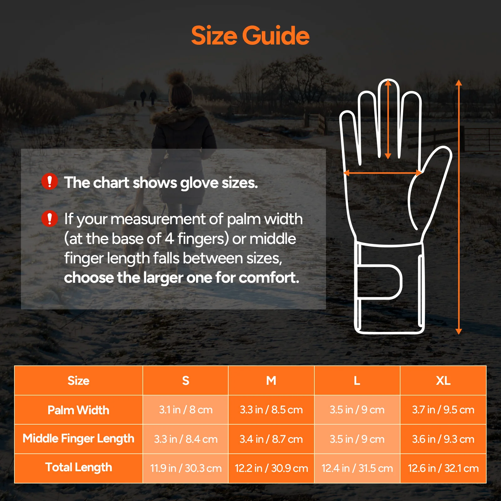 Dr.Prepare Heated Gloves with 7.4V 3200mAh Battery - Image 5