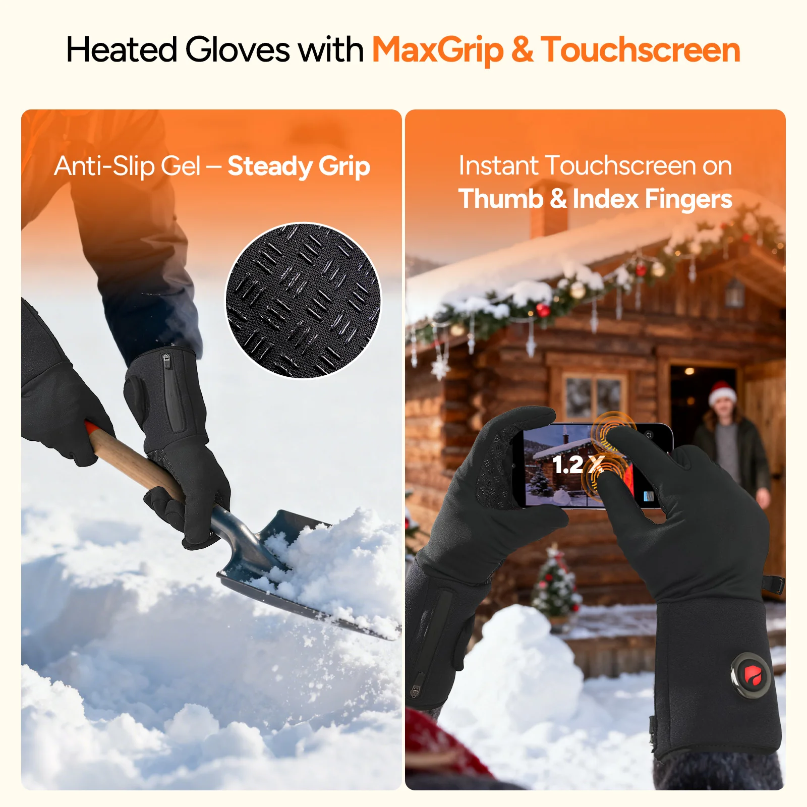 Dr.Prepare Heated Gloves with 7.4V 3200mAh Battery - Image 6
