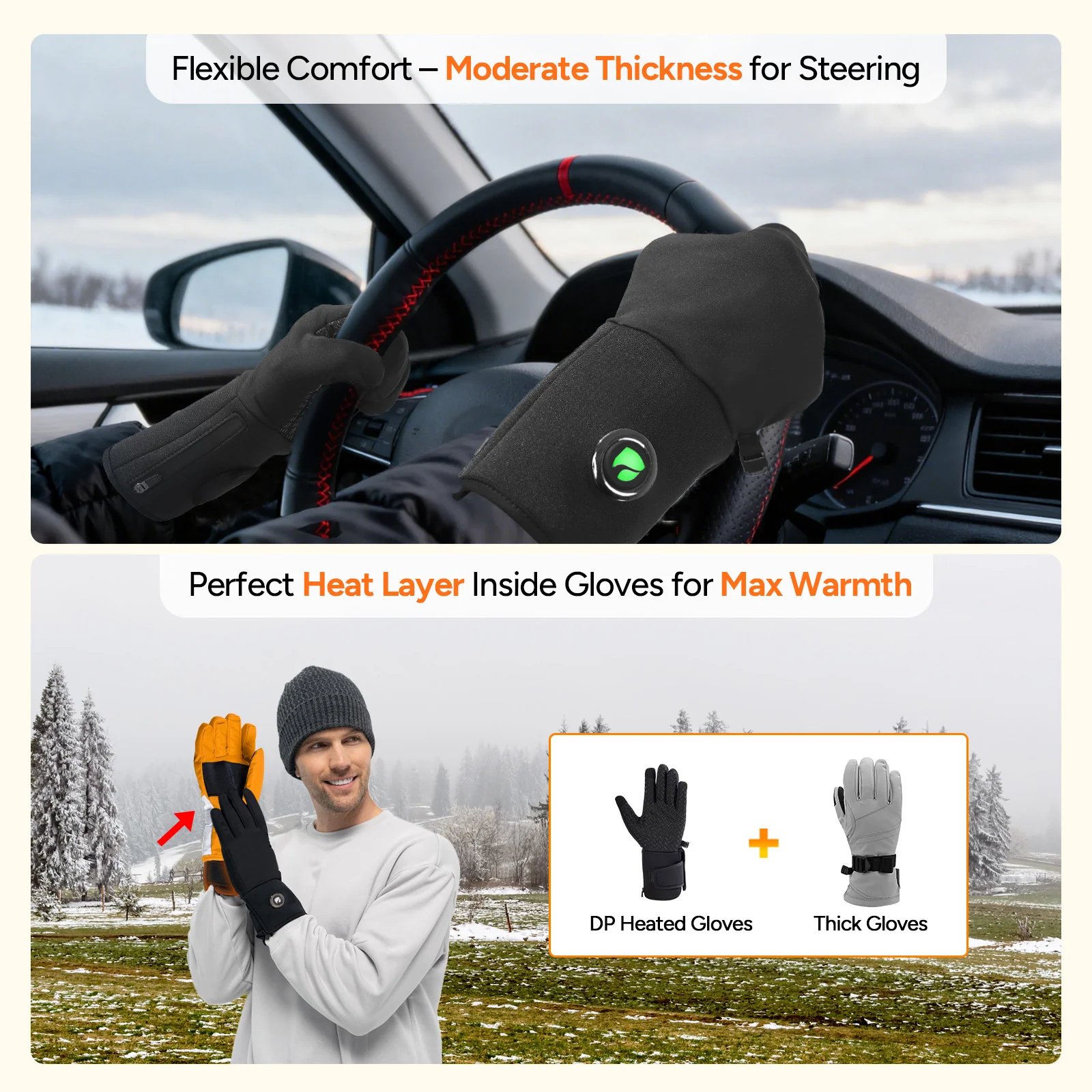 Dr.Prepare Heated Gloves with 7.4V 3200mAh Battery - Image 7