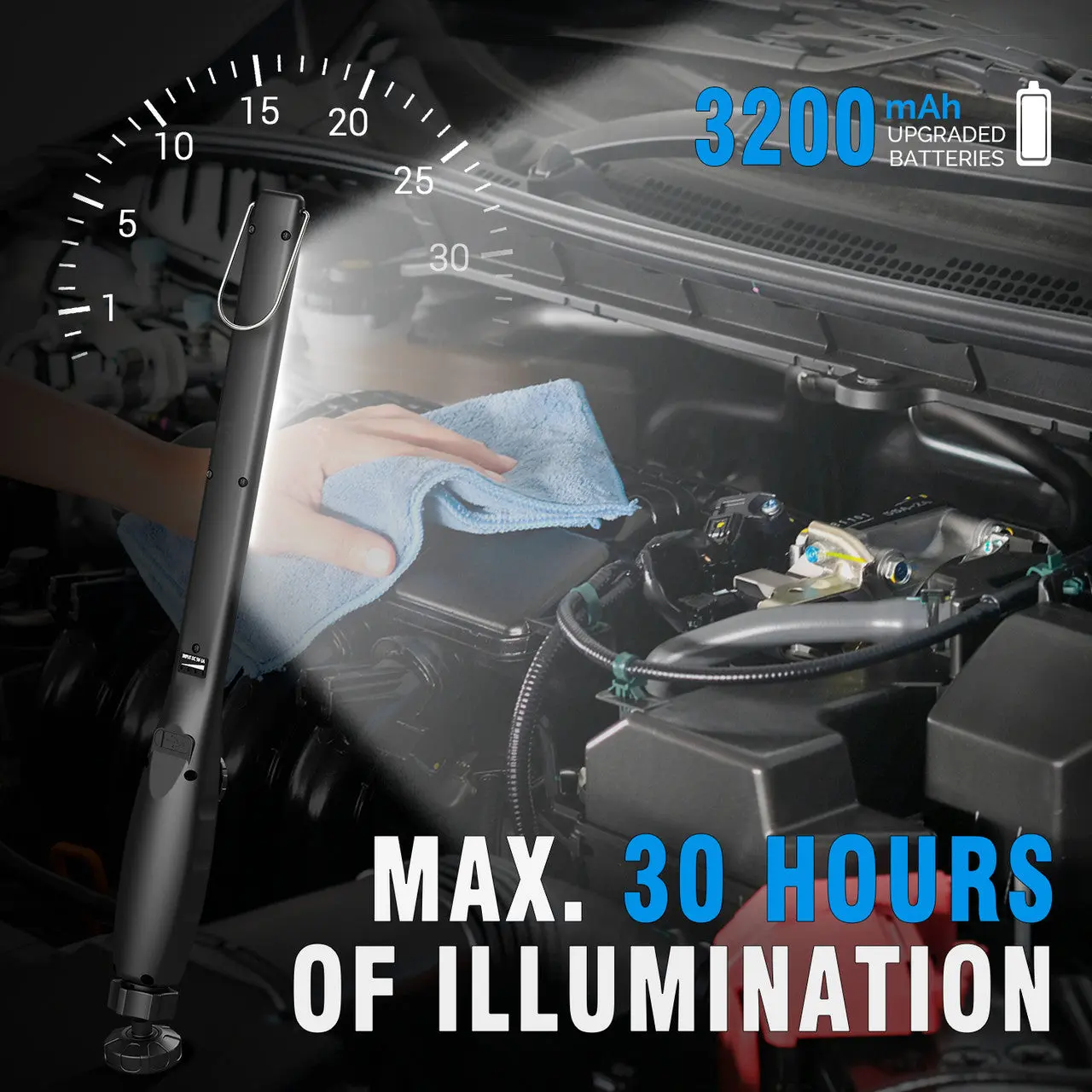 Dr. Prepare LED Work Light, 700 Lumens Rechargeable Work Light - Image 10