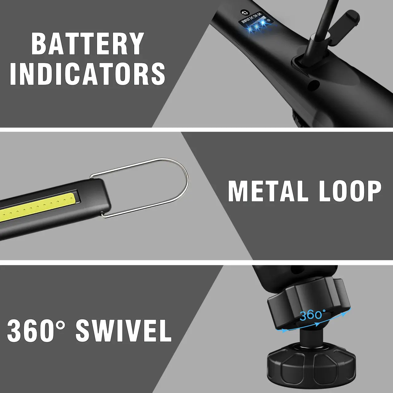 Dr. Prepare LED Work Light, 700 Lumens Rechargeable Work Light - Image 12
