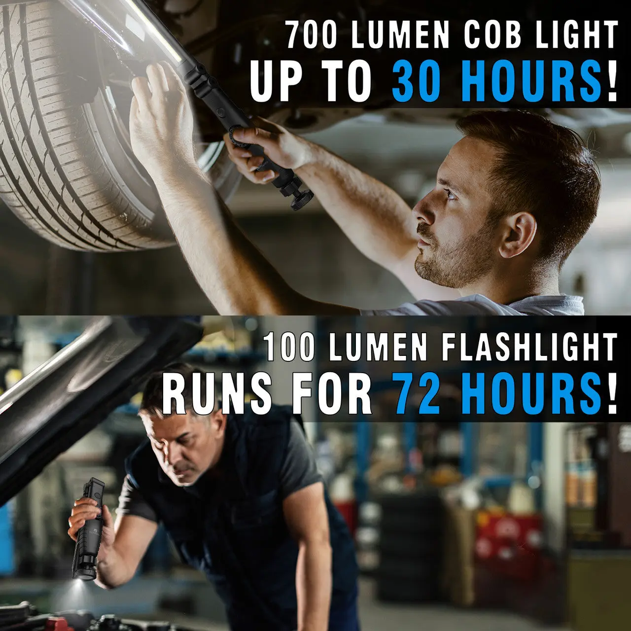 Dr. Prepare LED Work Light, 700 Lumens Rechargeable Work Light - Image 16