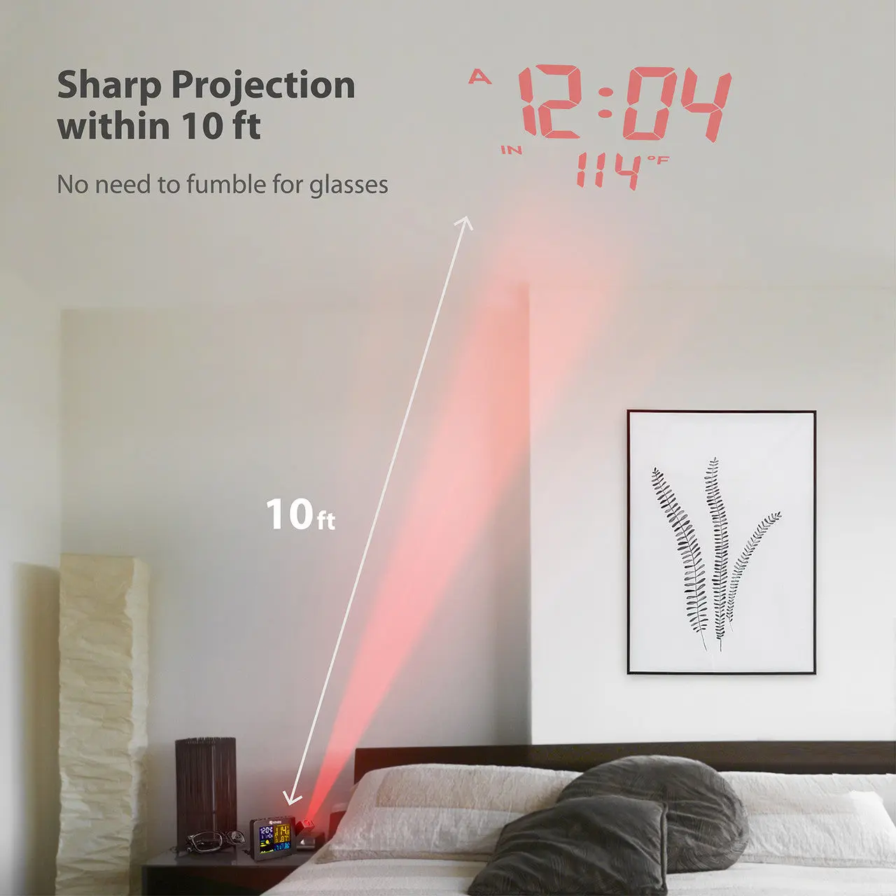 Dr. Prepare Projection Alarm Clock 002 DPWS-OUT-002-US - Image 4