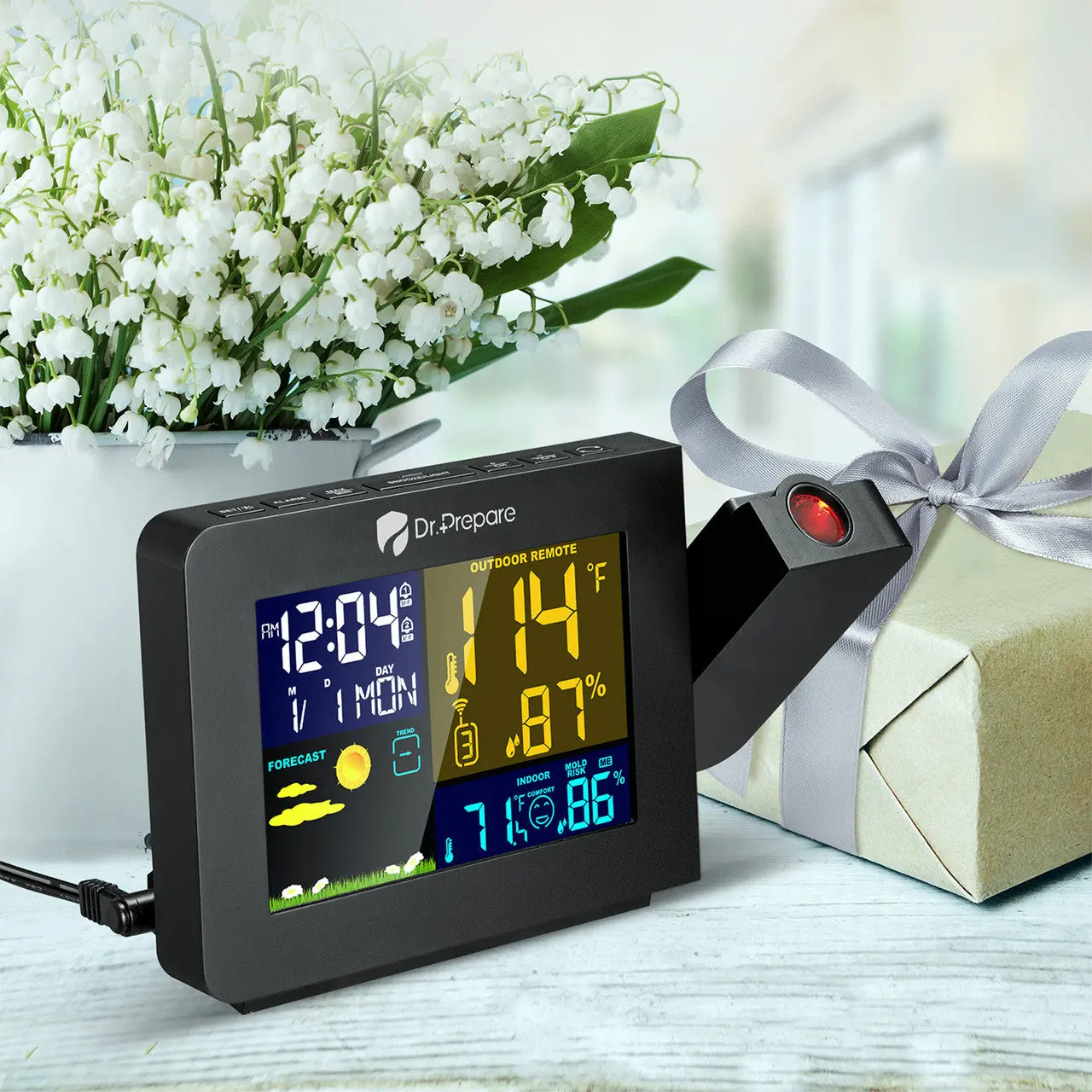 Dr. Prepare Projection Alarm Clock 002 DPWS-OUT-002-US - Image 9