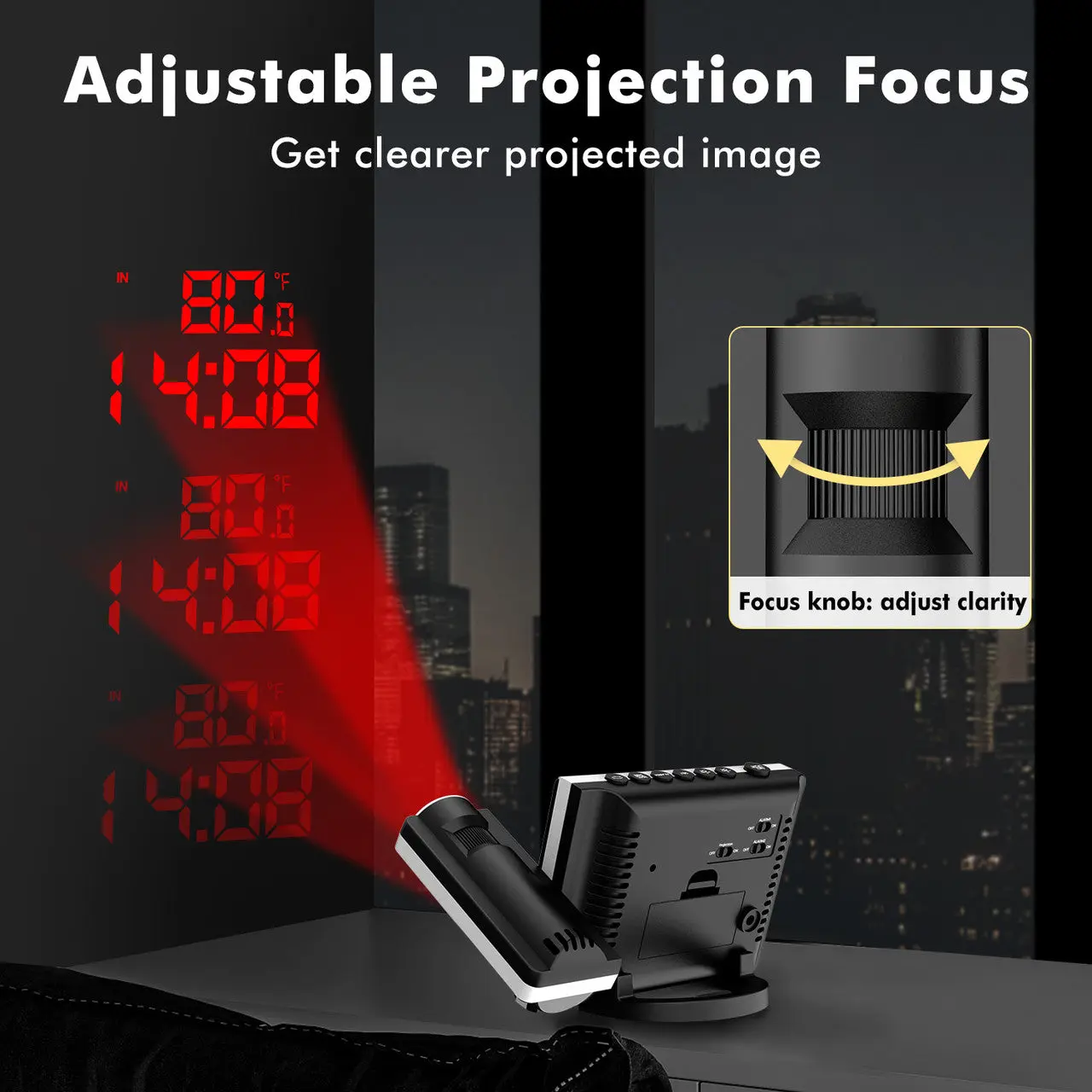 Dr. Prepare Projection Alarm Clock 005 - Image 4
