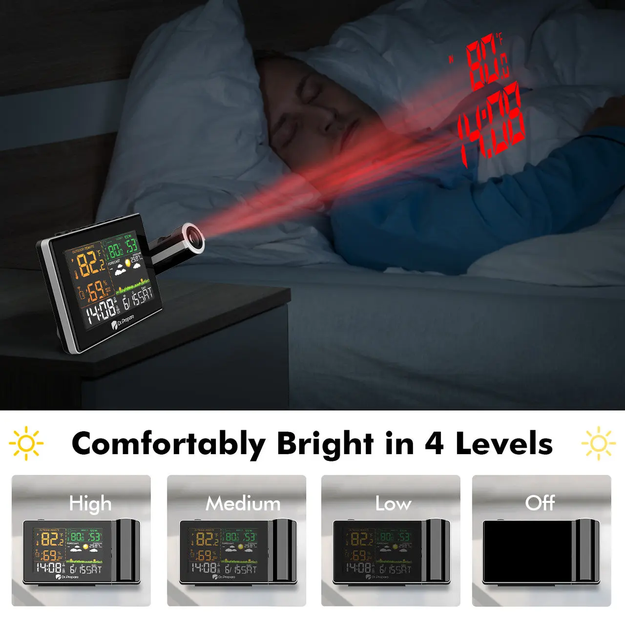 Dr. Prepare Projection Alarm Clock 005 - Image 5