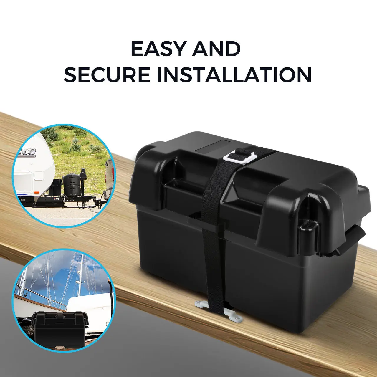 Heavy Duty Battery Box for Group 24-31 Battery Sizes - Image 4