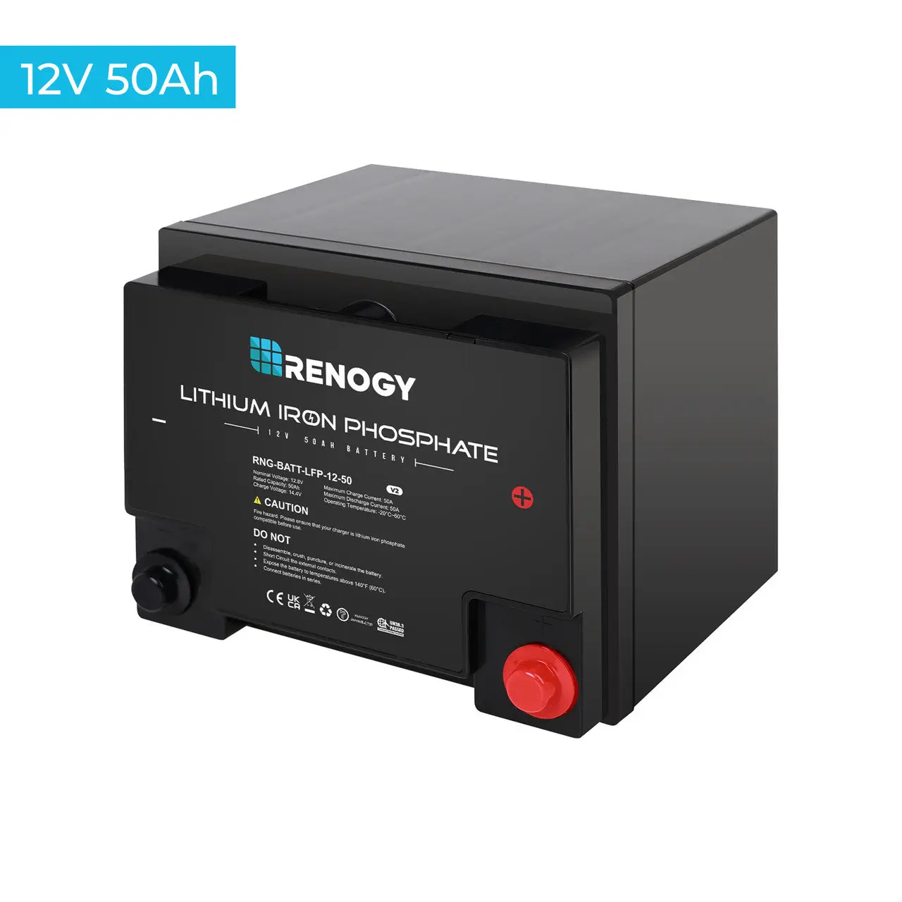 Lithium Iron Phosphate Battery 12 Volt 50 Ah - Image 9