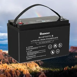 Refurbished 12V 100Ah Lithium Iron Phosphate Battery w/ Bluetooth - Image 11
