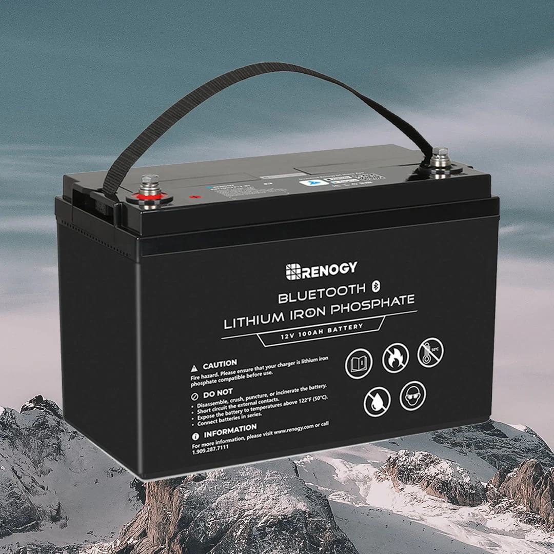 Refurbished 12V 100Ah Lithium Iron Phosphate Battery w/ Bluetooth - Image 9
