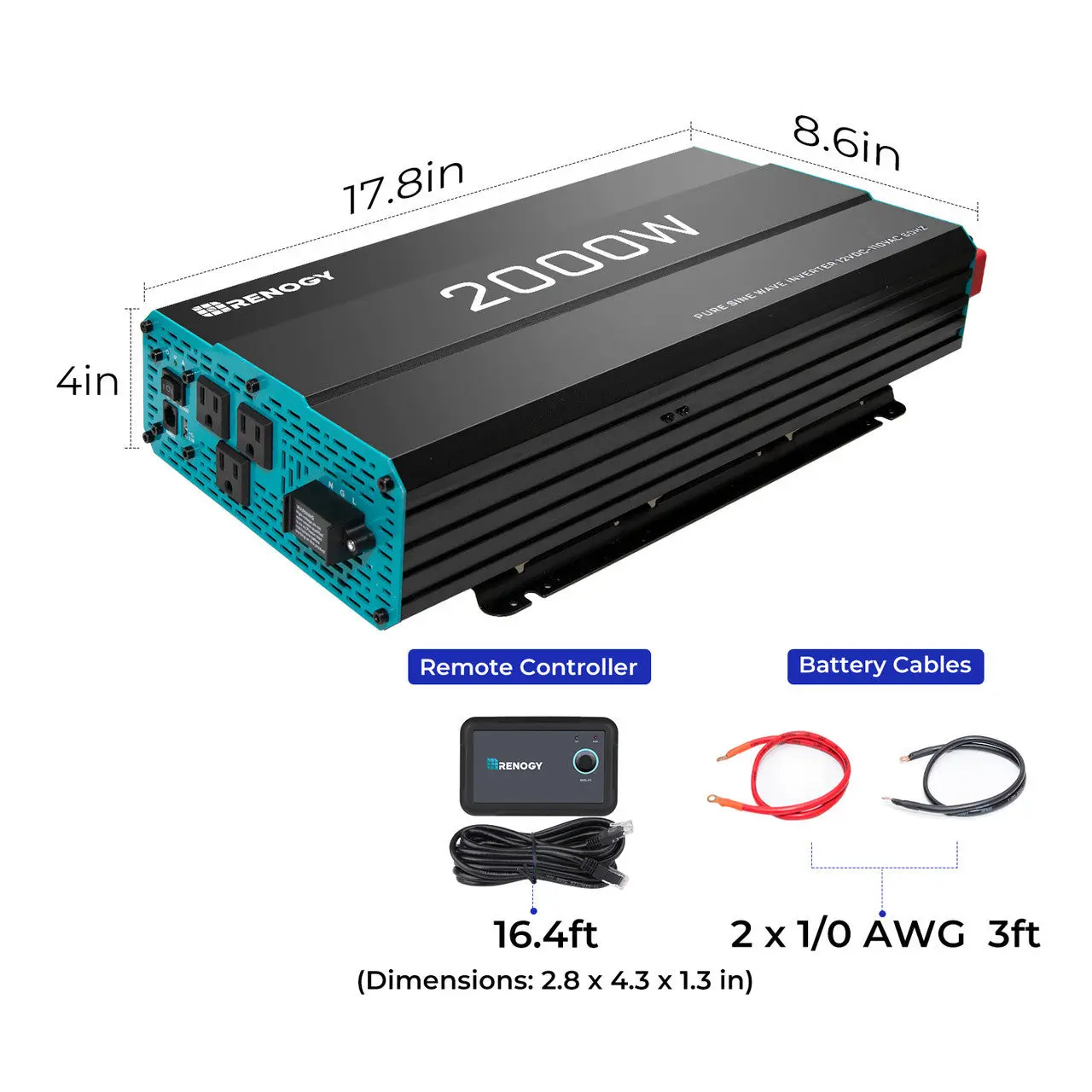 Refurbished 2000W 12V Pure Sine Wave Inverter - Image 10
