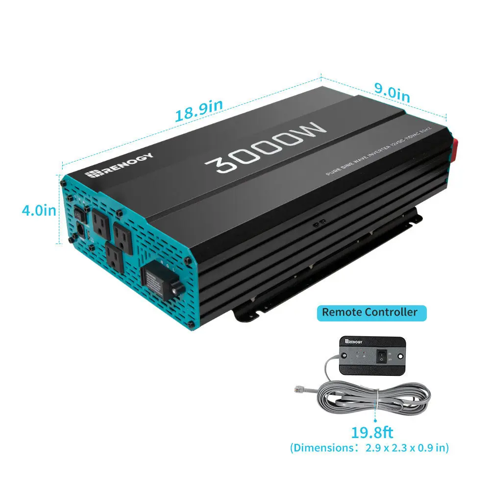 Refurbished 3000W 12V Pure Sine Wave Inverter - Image 6