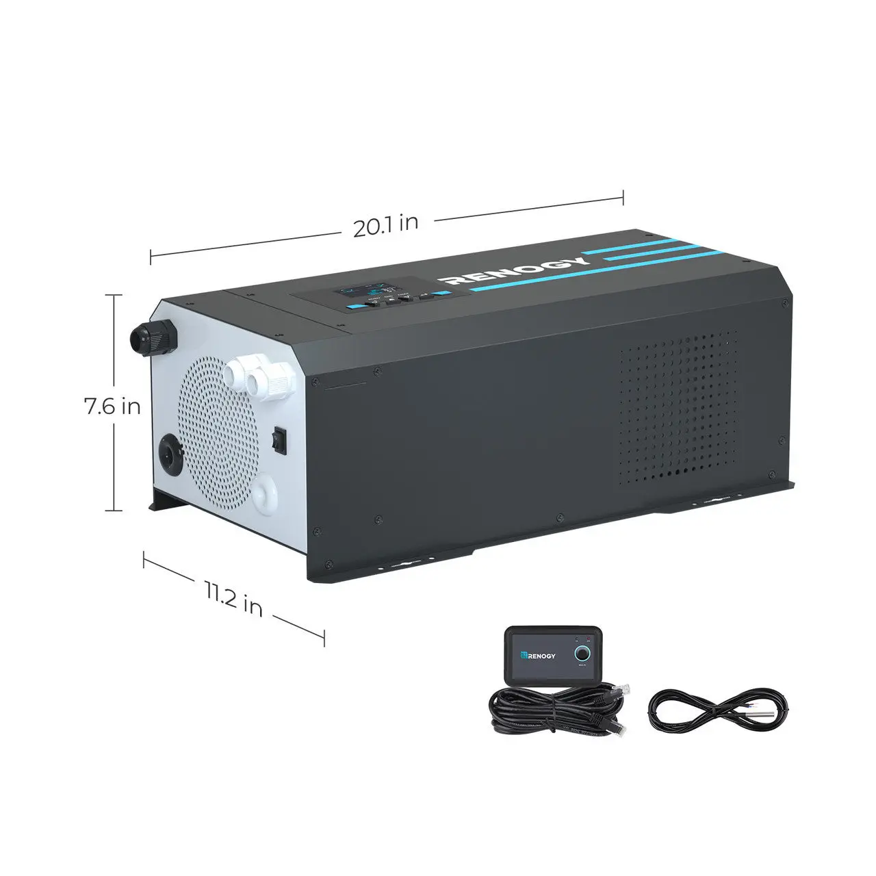 Open Box 3000W 12V Pure Sine Wave Inverter Charger w/ LCD Display - Image 11