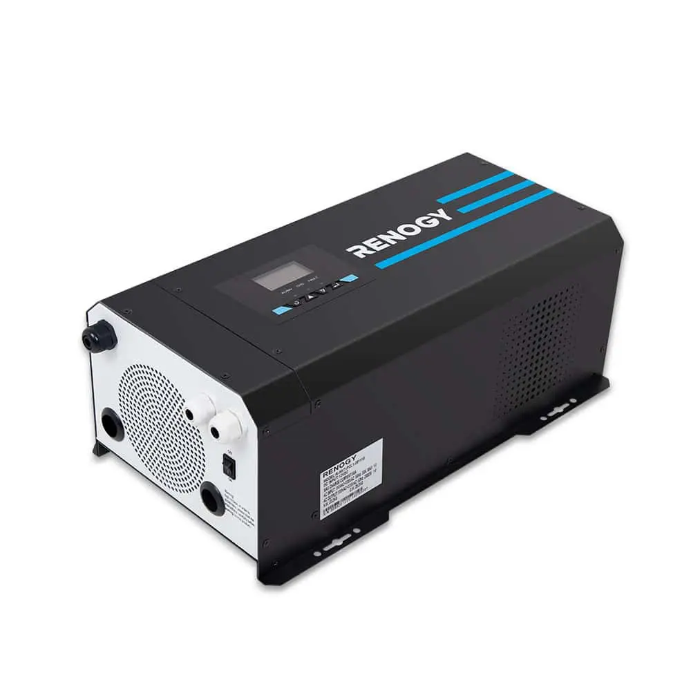 Refurbished 3000W 12V Pure Sine Wave Inverter Charger w/ LCD Display - Image 3