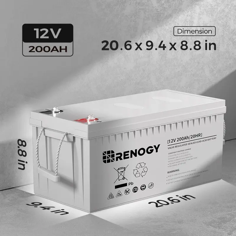 Open Box Deep Cycle AGM Battery 12 Volt 200Ah - Image 9