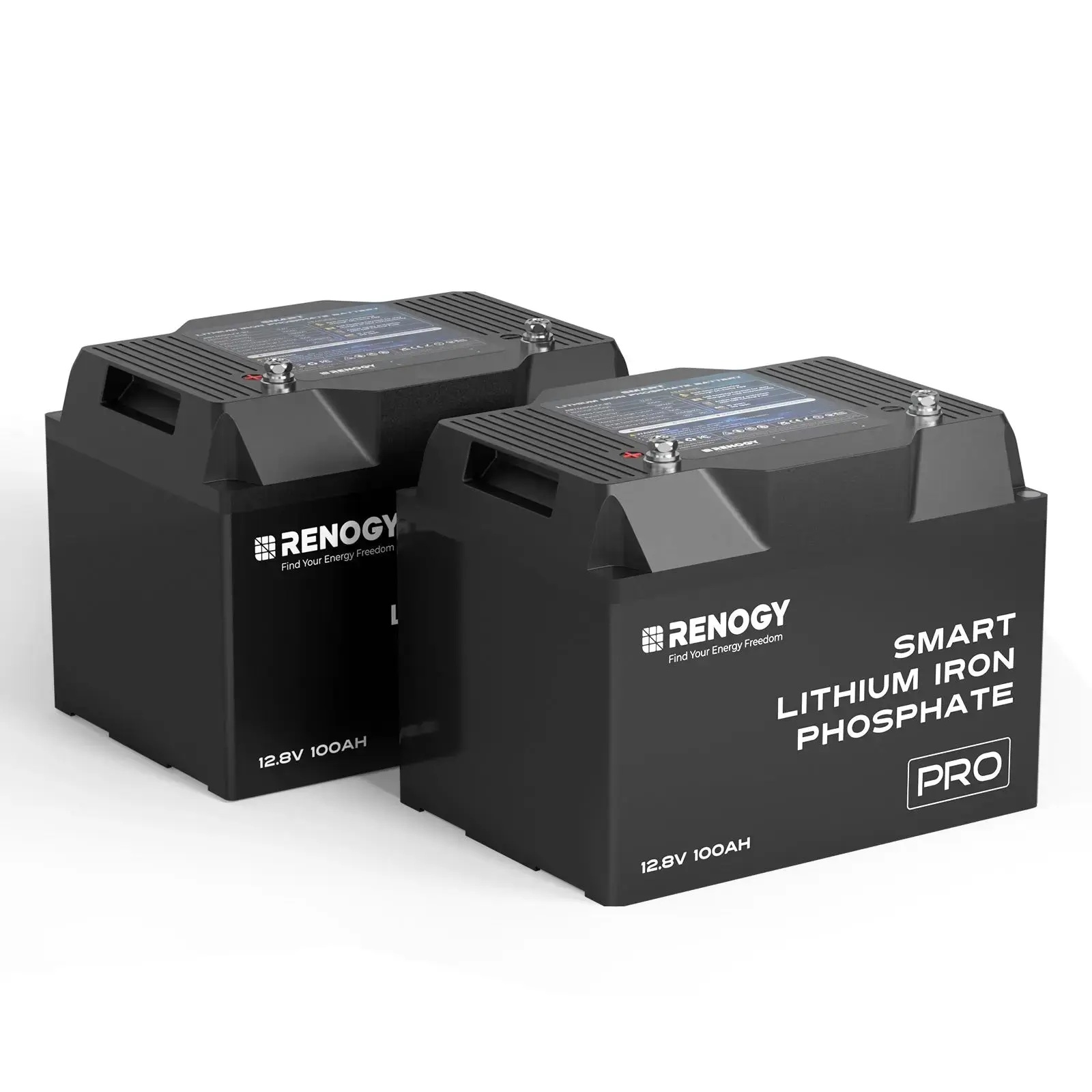 12V  100Ah Smart Lithium Iron Phosphate Battery w/Bluetooth & Self-heating Function | Pro Series - Image 4