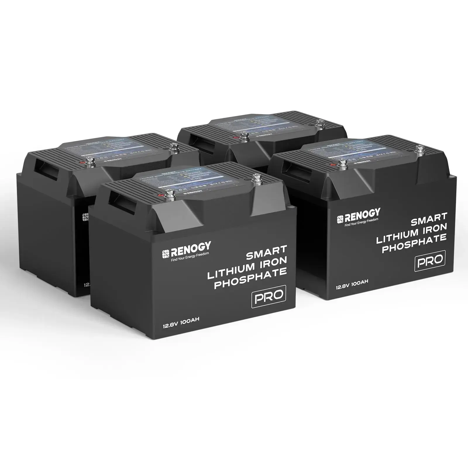 12V  100Ah Smart Lithium Iron Phosphate Battery w/Bluetooth & Self-heating Function | Pro Series - Image 5