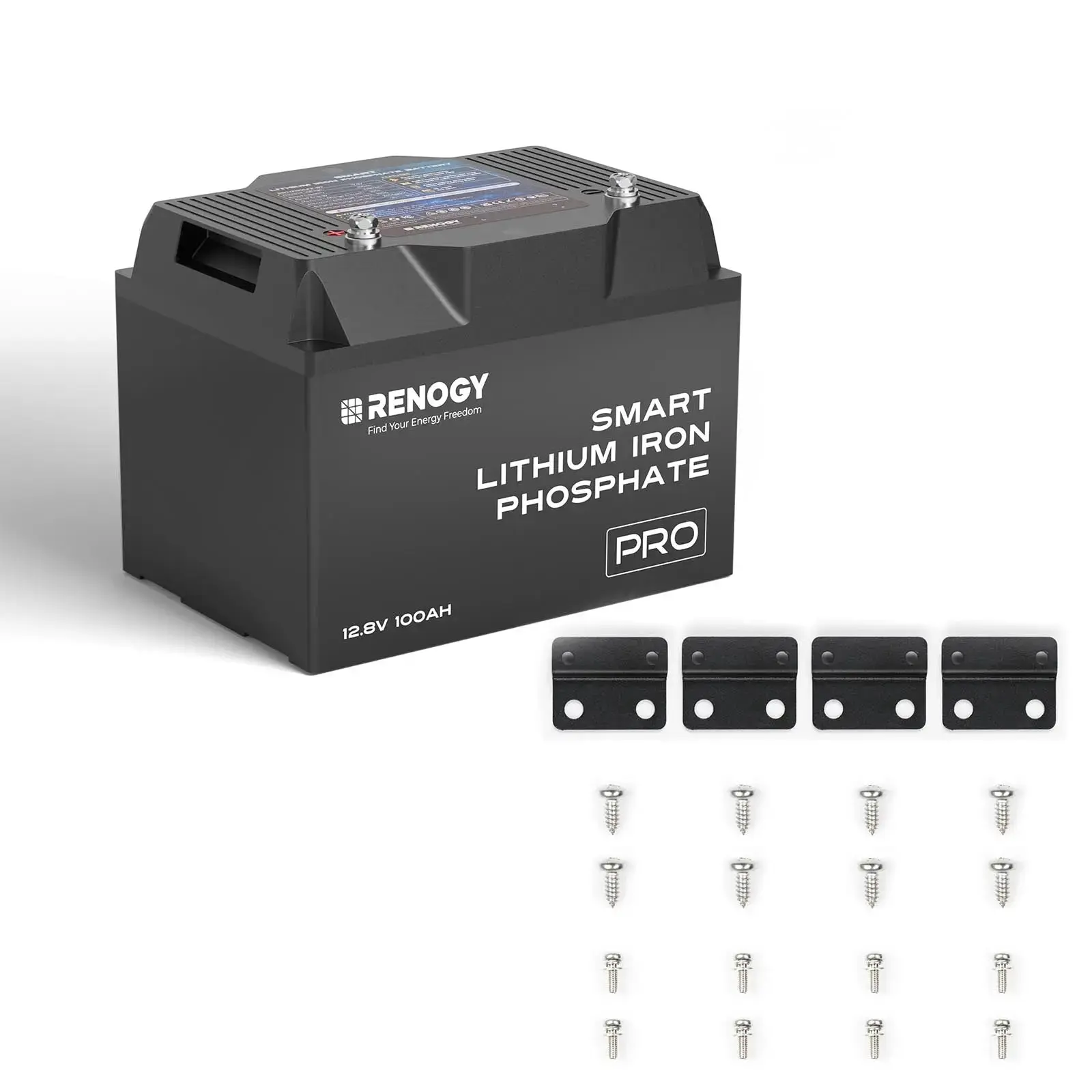 12V  100Ah Smart Lithium Iron Phosphate Battery w/Bluetooth & Self-heating Function | Pro Series - Image 7