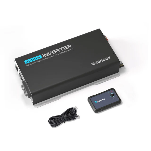 PUH 12V 3000W/2000W/1000W Pure Sine Wave Inverter with UPS Transfer Switch and Built-in Bluetooth - Image 13