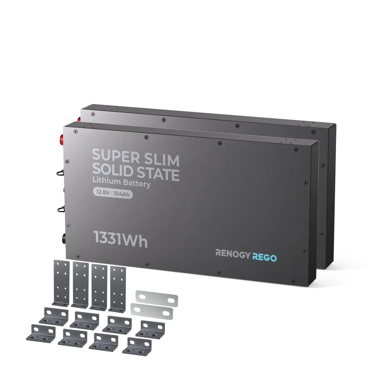 12V 104Ah Super Slim Lithium Iron Phosphate Battery | Rego Series - Image 9