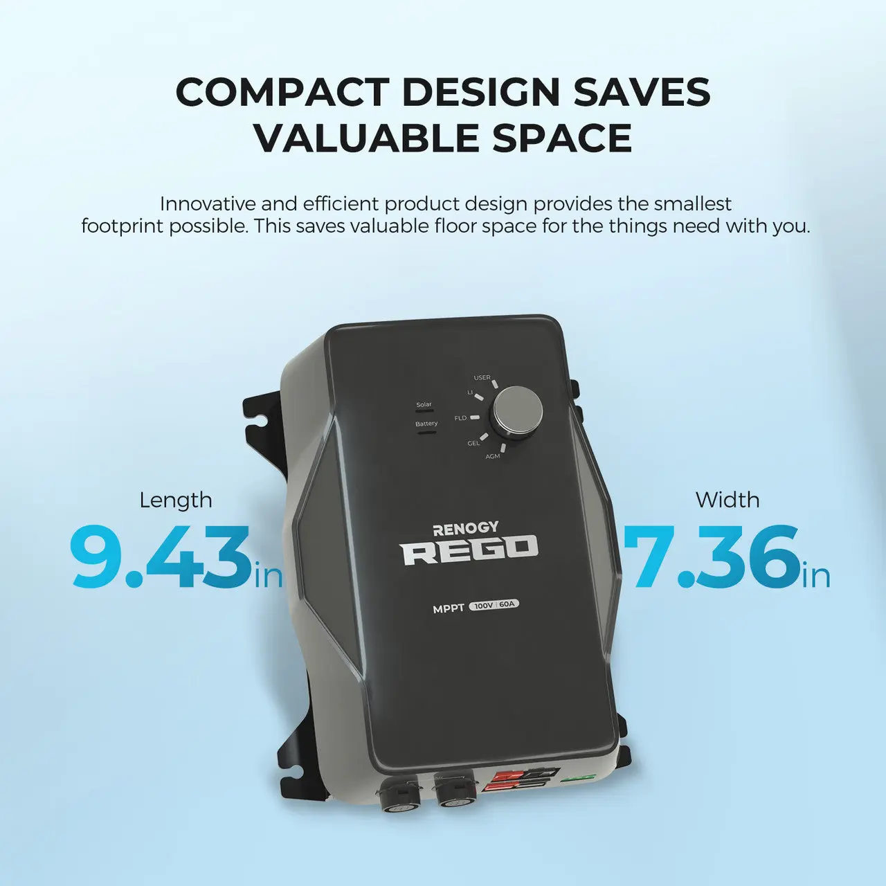 REGO 12V 60A MPPT Solar Charge Controller - Image 6