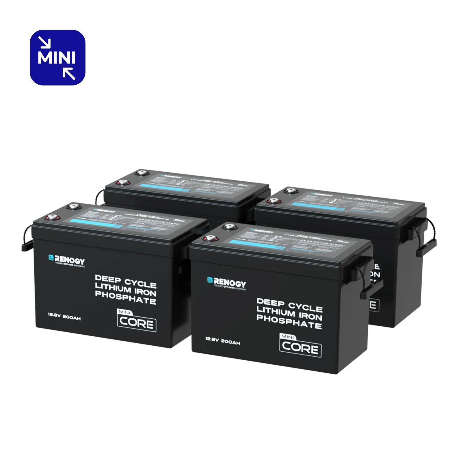 Renogy Core Mini - LiFePO4 12.8V 300/200/100Ah Lithium Batteries - Image 14
