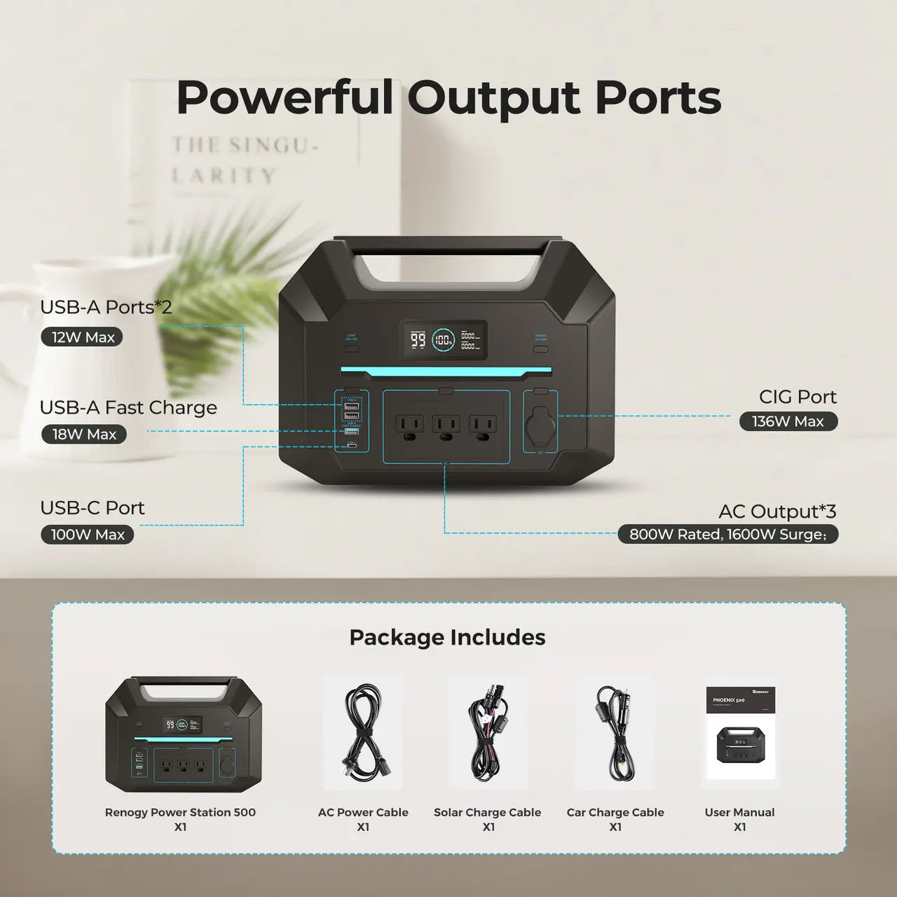 Renogy 500 Portable Power Station - Image 8