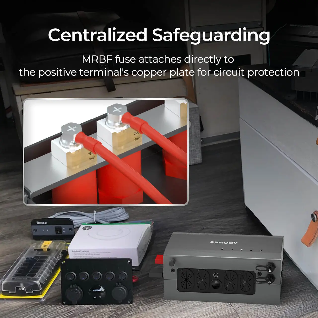 Renogy 500A Combiner Box (Communication Version) - Image 3